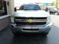 2012 Silver Ice Metallic Chevrolet Silverado 2500HD Work Truck Regular Cab 4x4 Plow Truck  photo #19