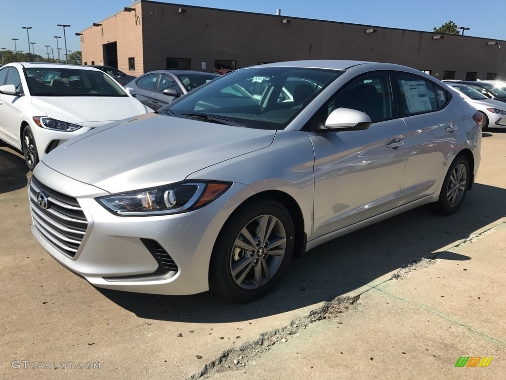 2018 Elantra SEL - Symphony Silver / Black photo #1