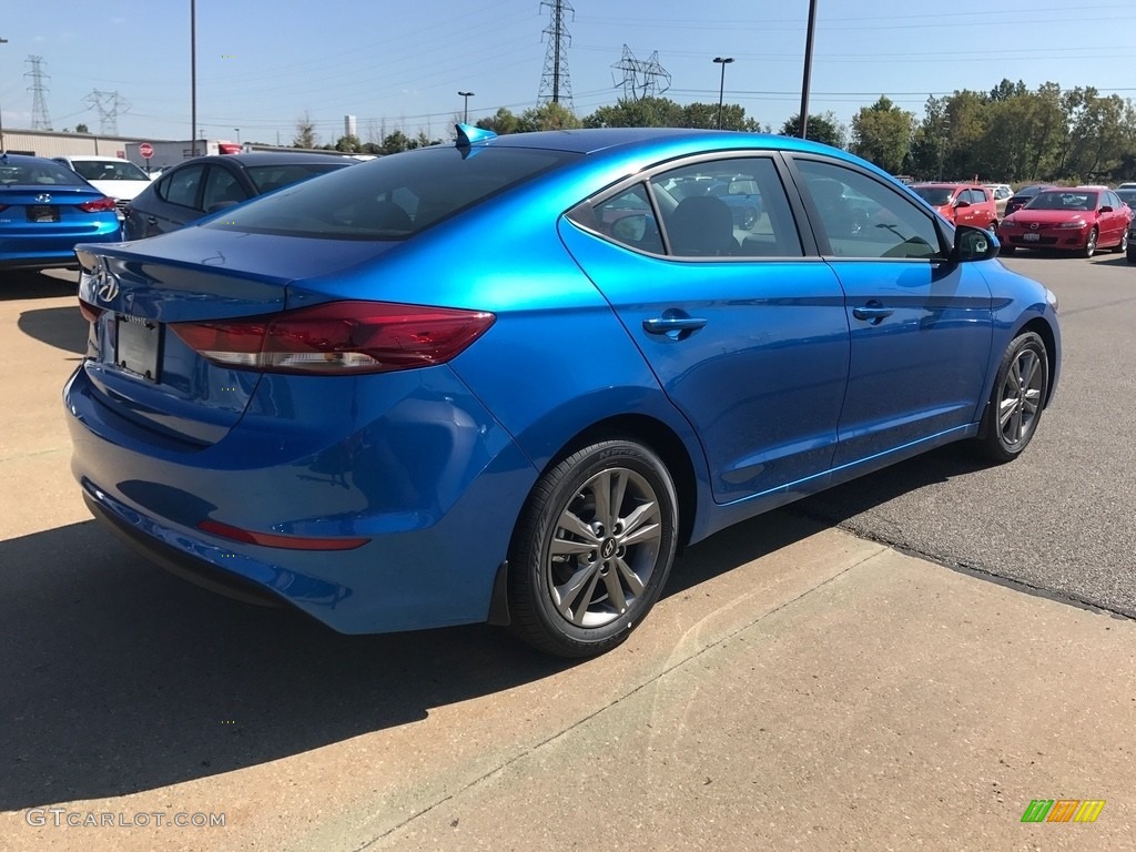 2018 Elantra SEL - Electric Blue / Gray photo #2