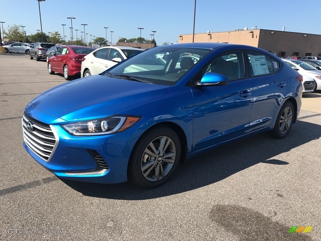 2018 Elantra SEL - Electric Blue / Gray photo #1