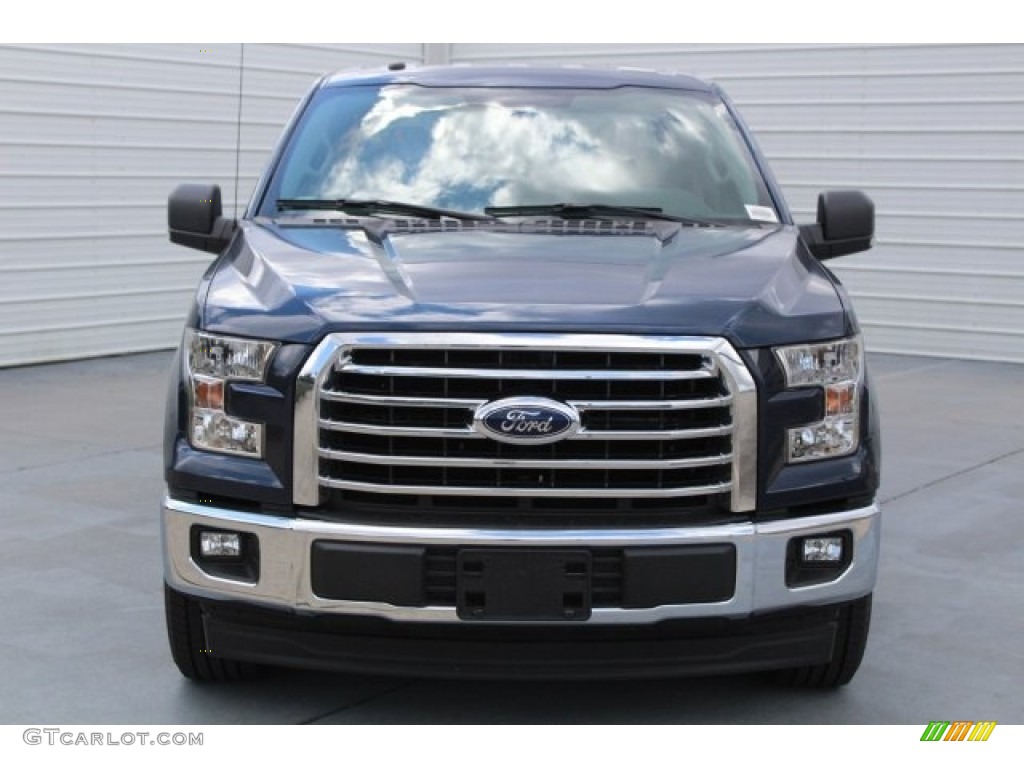 2017 F150 XLT SuperCrew - Blue Jeans / Earth Gray photo #2
