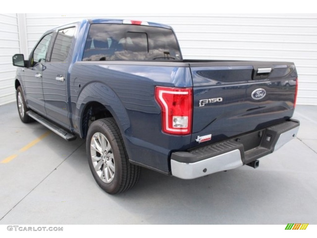 2017 F150 XLT SuperCrew - Blue Jeans / Earth Gray photo #6