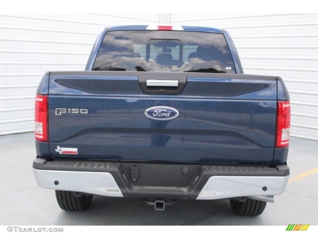 2017 F150 XLT SuperCrew - Blue Jeans / Earth Gray photo #7