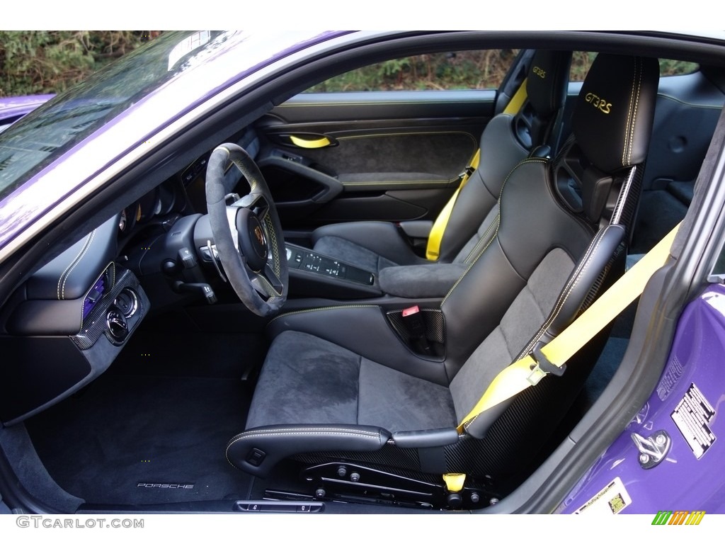 Black/GT Silver Alcantara Interior 2016 Porsche 911 GT3 RS Photo #122960511
