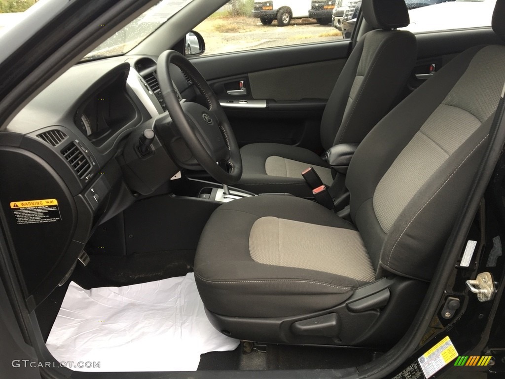 2008 Spectra 5 SX Wagon - Black / Black photo #11