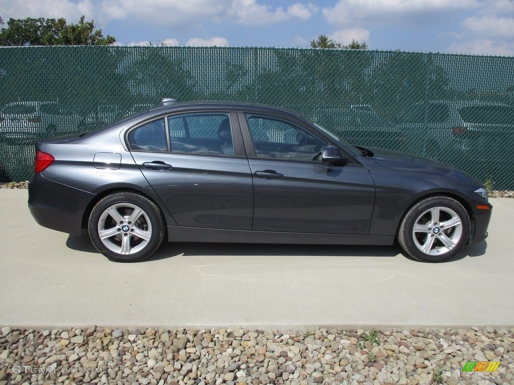 2014 3 Series 320i xDrive Sedan - Mineral Grey Metallic / Black photo #2