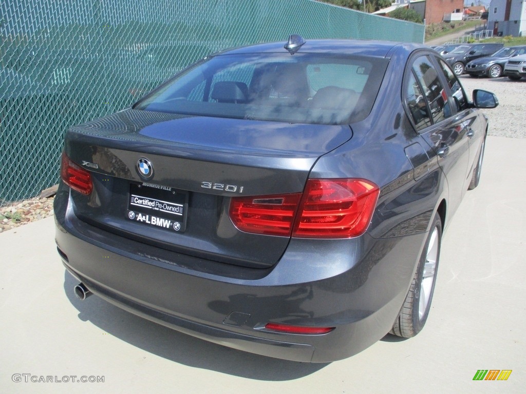 2014 3 Series 320i xDrive Sedan - Mineral Grey Metallic / Black photo #3