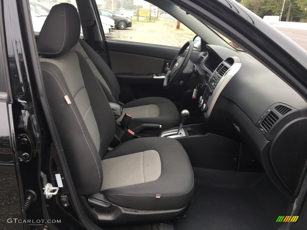 2008 Spectra 5 SX Wagon - Black / Black photo #15