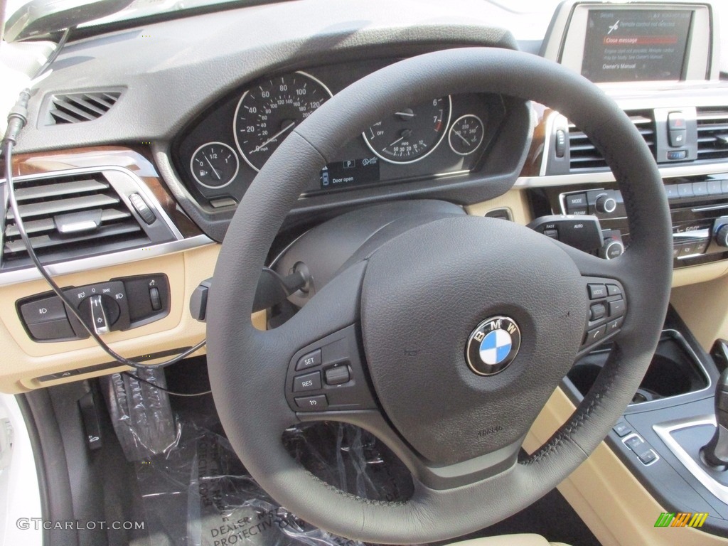 2018 3 Series 320i xDrive Sedan - Alpine White / Venetian Beige photo #14