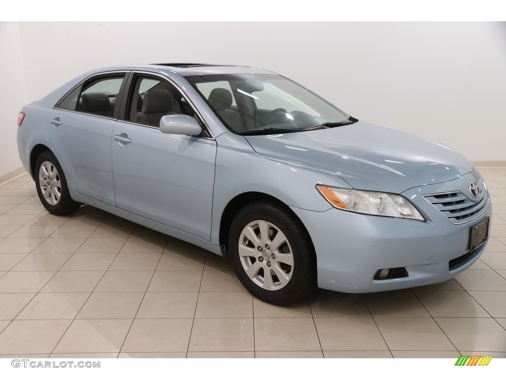 2007 Camry XLE - Sky Blue Pearl / Ash photo #1