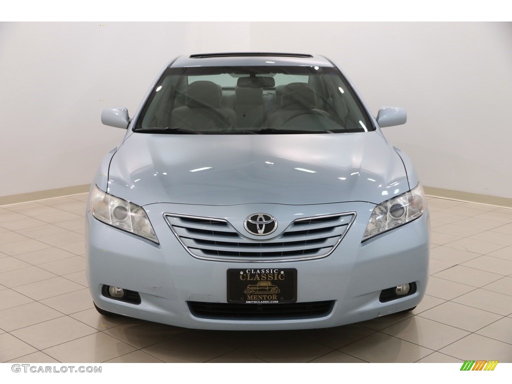 2007 Camry XLE - Sky Blue Pearl / Ash photo #2