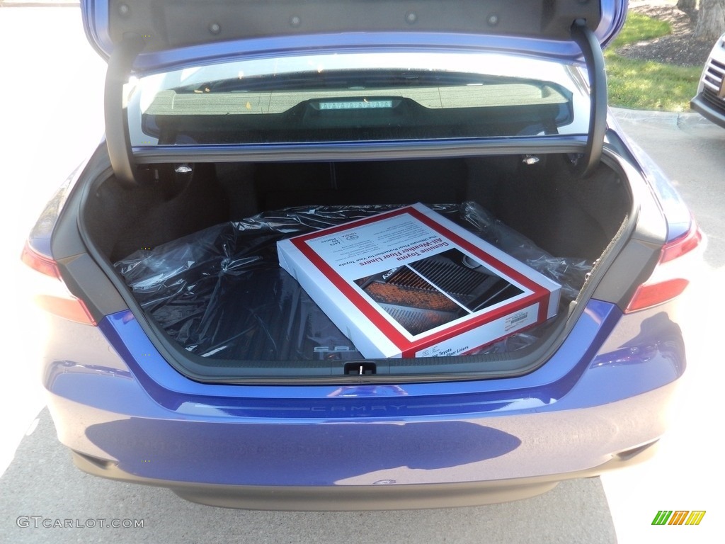 2018 Camry LE - Blue Crush Metallic / Black photo #6