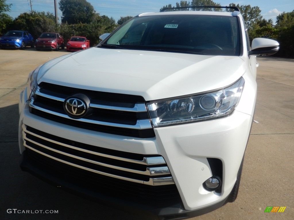 2017 Highlander Limited AWD - Blizzard White Pearl / Saddle Tan photo #1