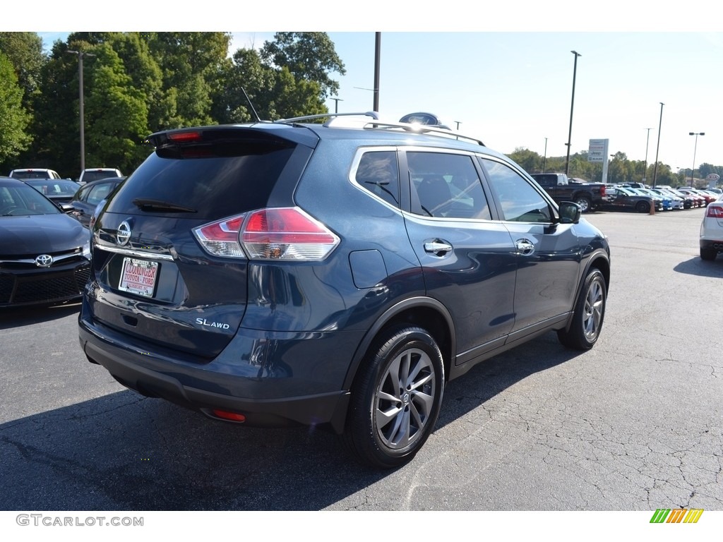 2016 Rogue S AWD - Arctic Blue Metallic / Almond photo #3