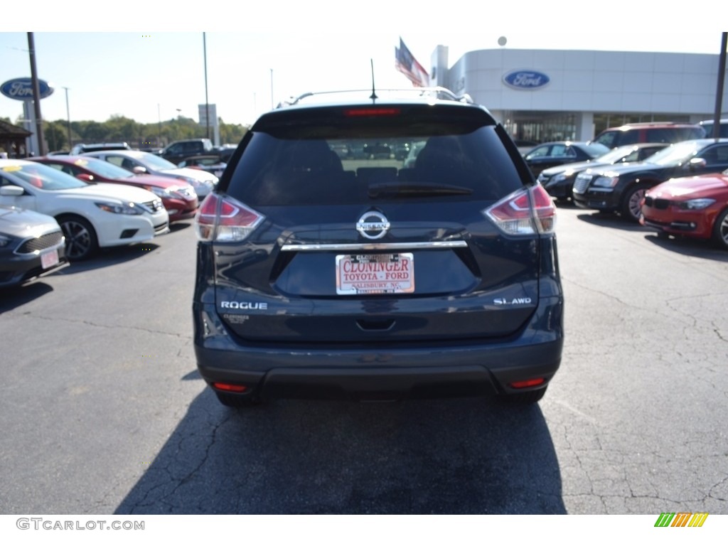 2016 Rogue S AWD - Arctic Blue Metallic / Almond photo #4