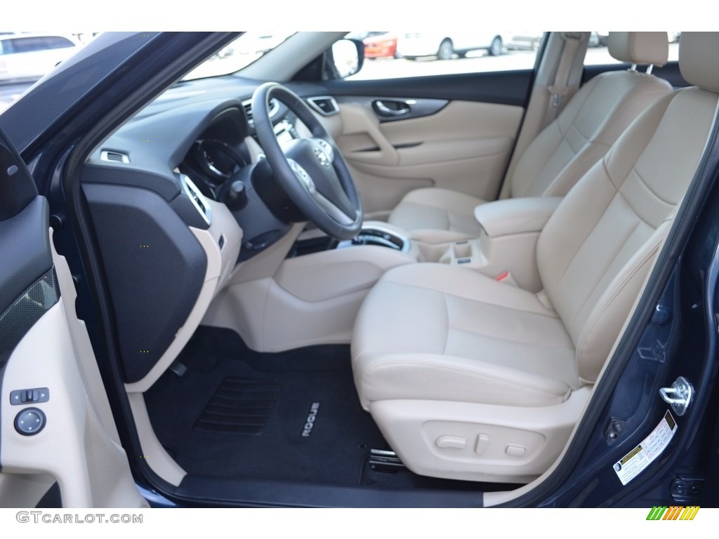2016 Rogue S AWD - Arctic Blue Metallic / Almond photo #9