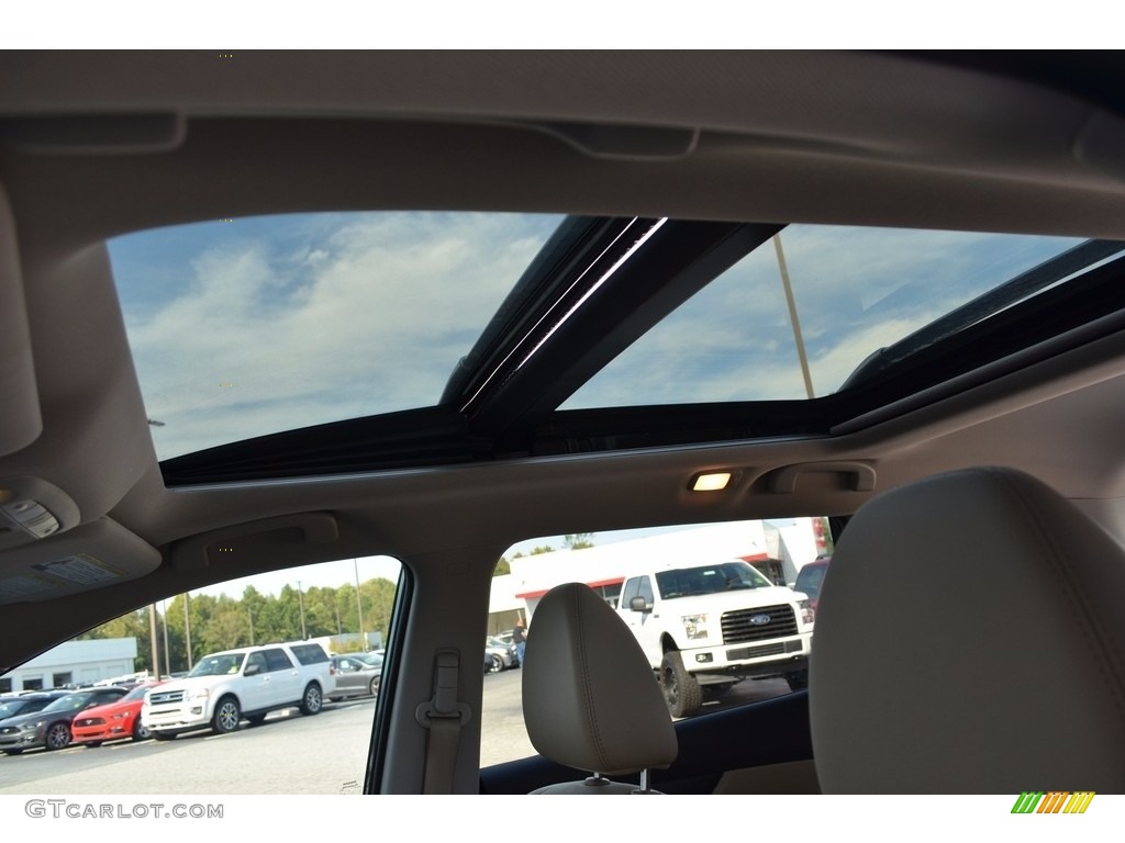 2016 Rogue S AWD - Arctic Blue Metallic / Almond photo #11