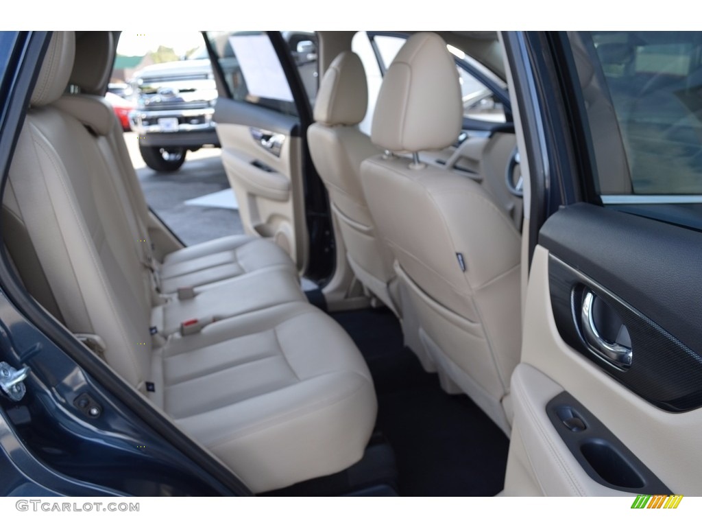 2016 Rogue S AWD - Arctic Blue Metallic / Almond photo #15