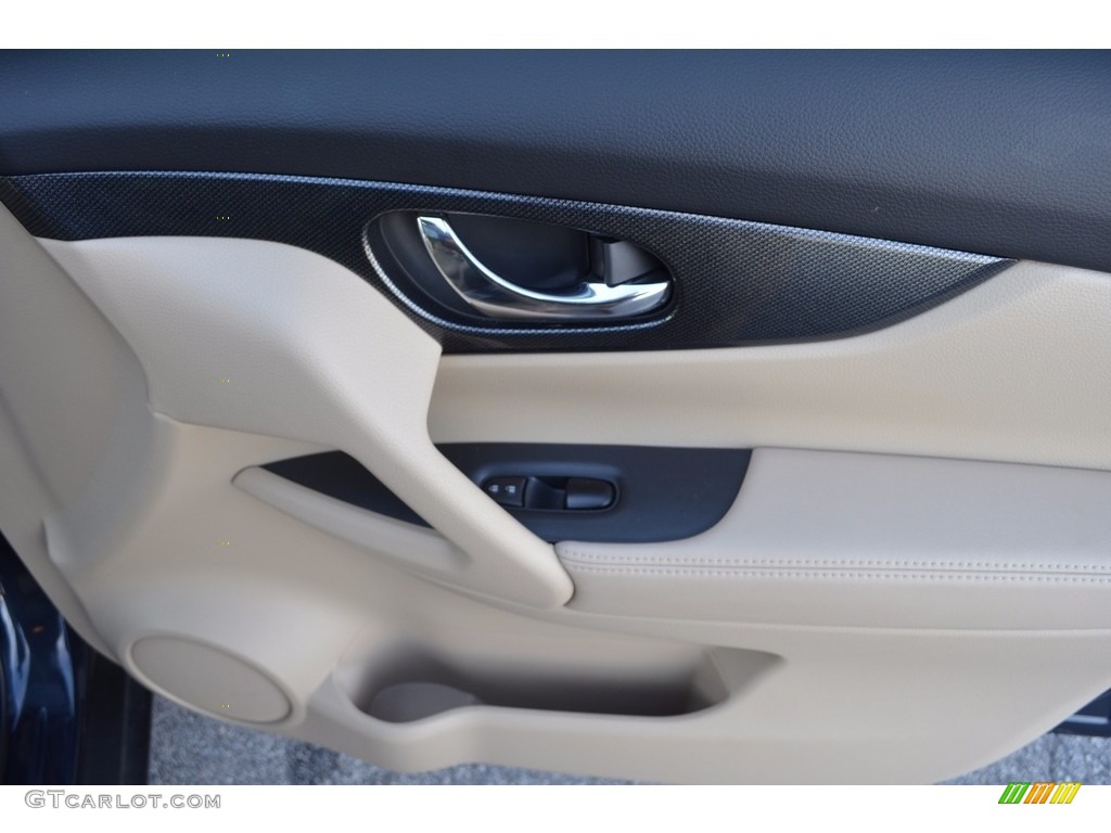 2016 Rogue S AWD - Arctic Blue Metallic / Almond photo #16