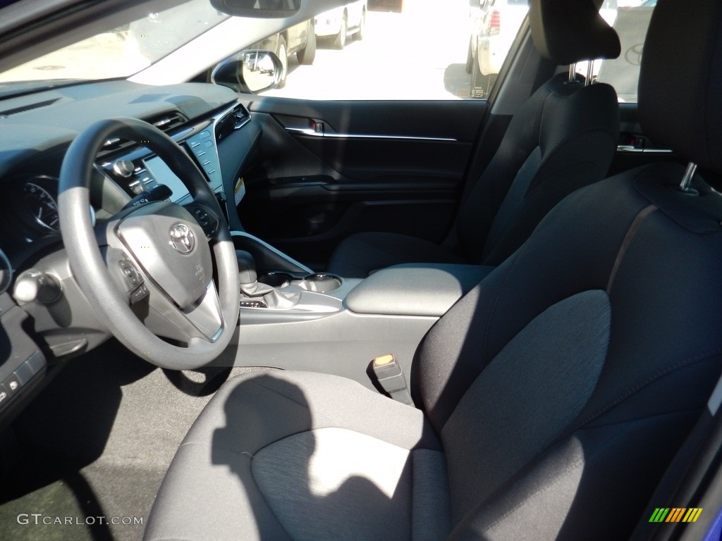 2018 Camry LE - Blue Crush Metallic / Black photo #3