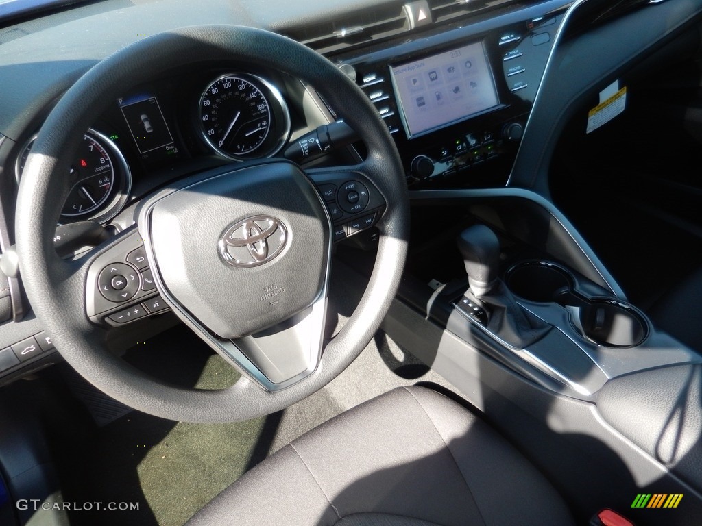 2018 Camry LE - Blue Crush Metallic / Black photo #4