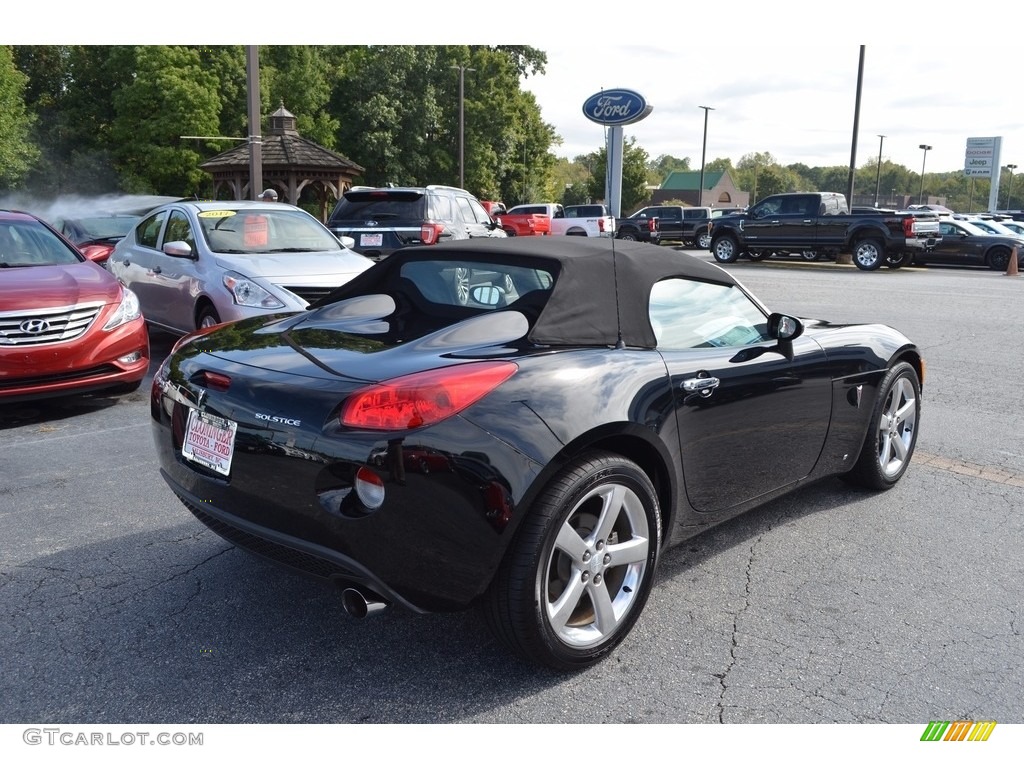 2006 Solstice Roadster - Mysterious Black / Ebony photo #3