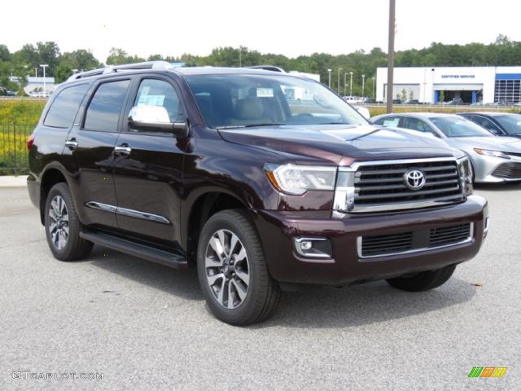 2018 Sequoia Limited 4x4 - Sizzling Crimson Mica / Sand Beige photo #1