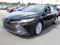 2018 Midnight Black Metallic Toyota Camry XLE V6  photo #3