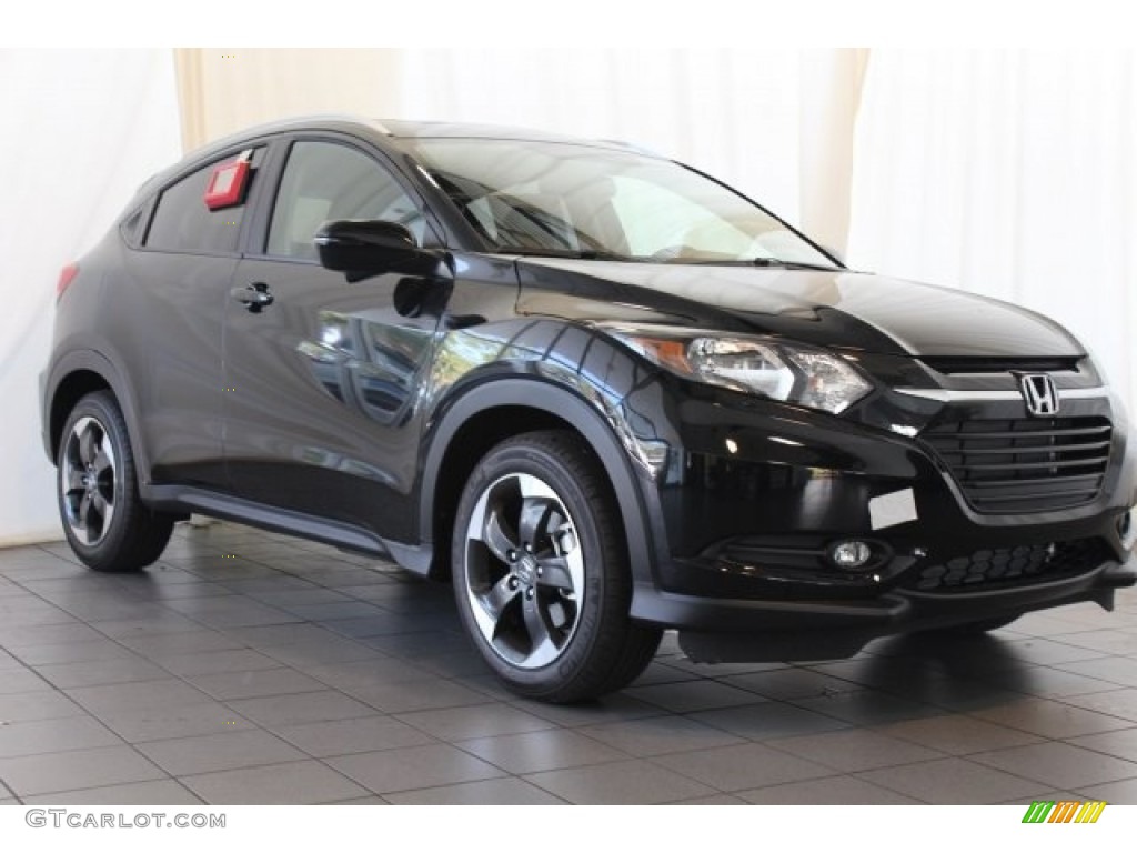 Crystal Black Pearl 2018 Honda HR-V EX-L Exterior Photo #122970726