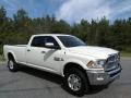 2018 Pearl White Ram 2500 Laramie Crew Cab 4x4  photo #4