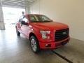 2017 Race Red Ford F150 XL SuperCrew 4x4  photo #1