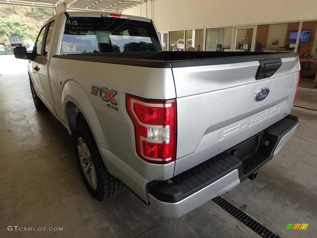 2018 F150 STX SuperCab 4x4 - Ingot Silver / Black photo #3