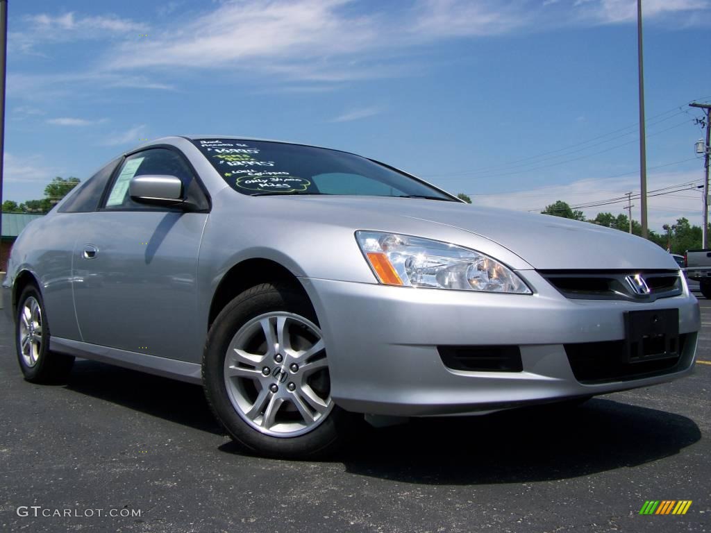 2006 Accord LX Coupe - Alabaster Silver Metallic / Gray photo #1