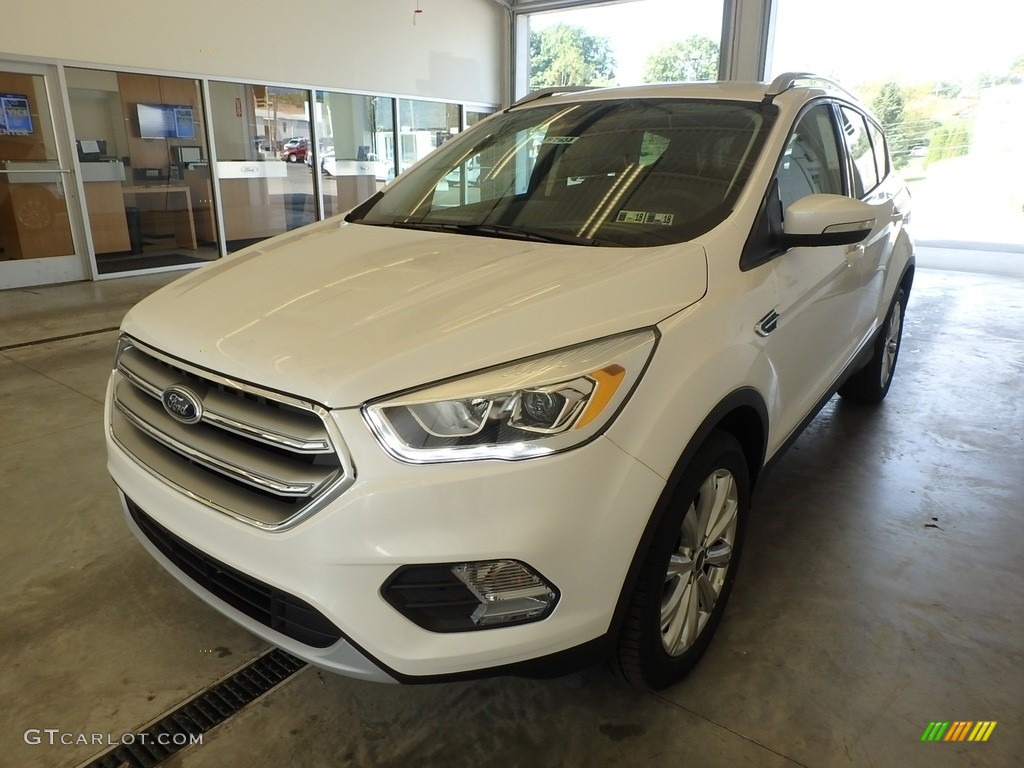 2017 Escape Titanium 4WD - White Platinum / Charcoal Black photo #4