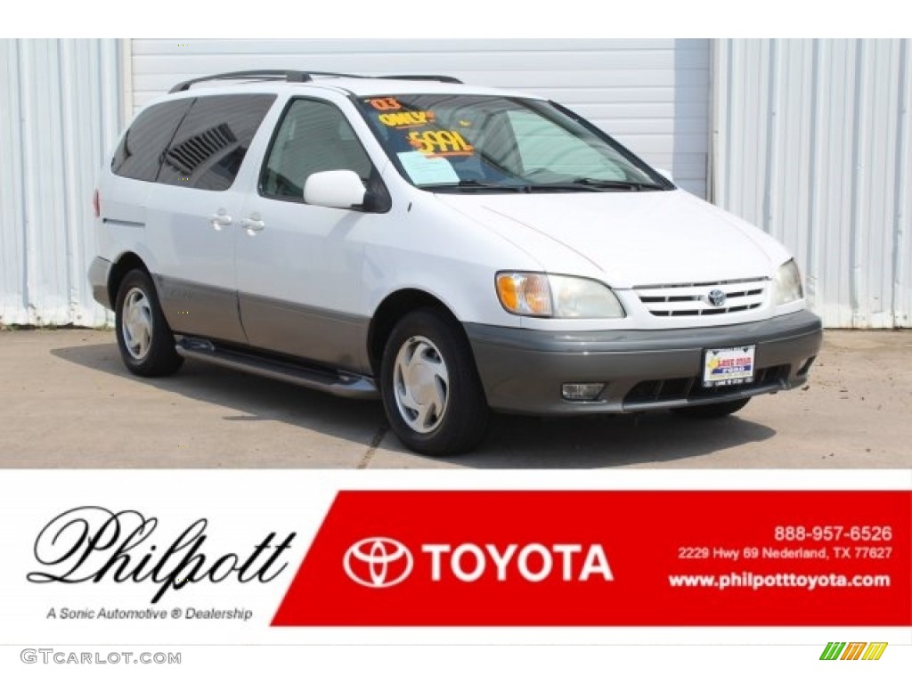 2004 Sienna XLE - Aspen Green Pearl / Fawn Beige photo #1