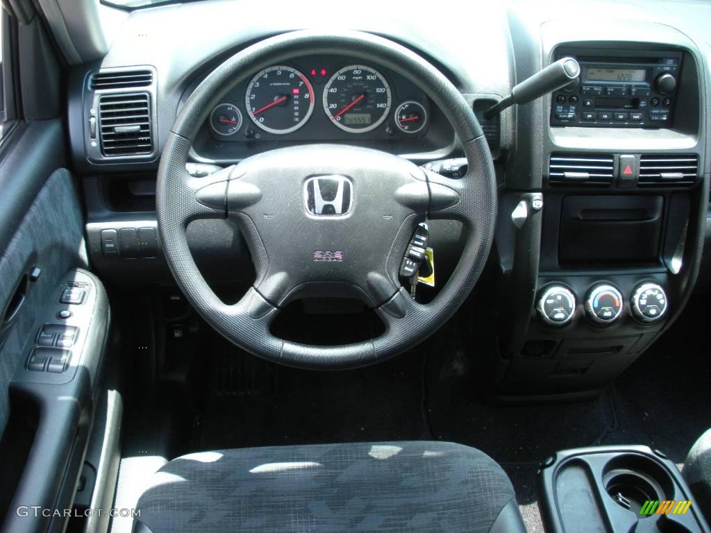 2003 CR-V LX - Satin Silver Metallic / Black photo #18