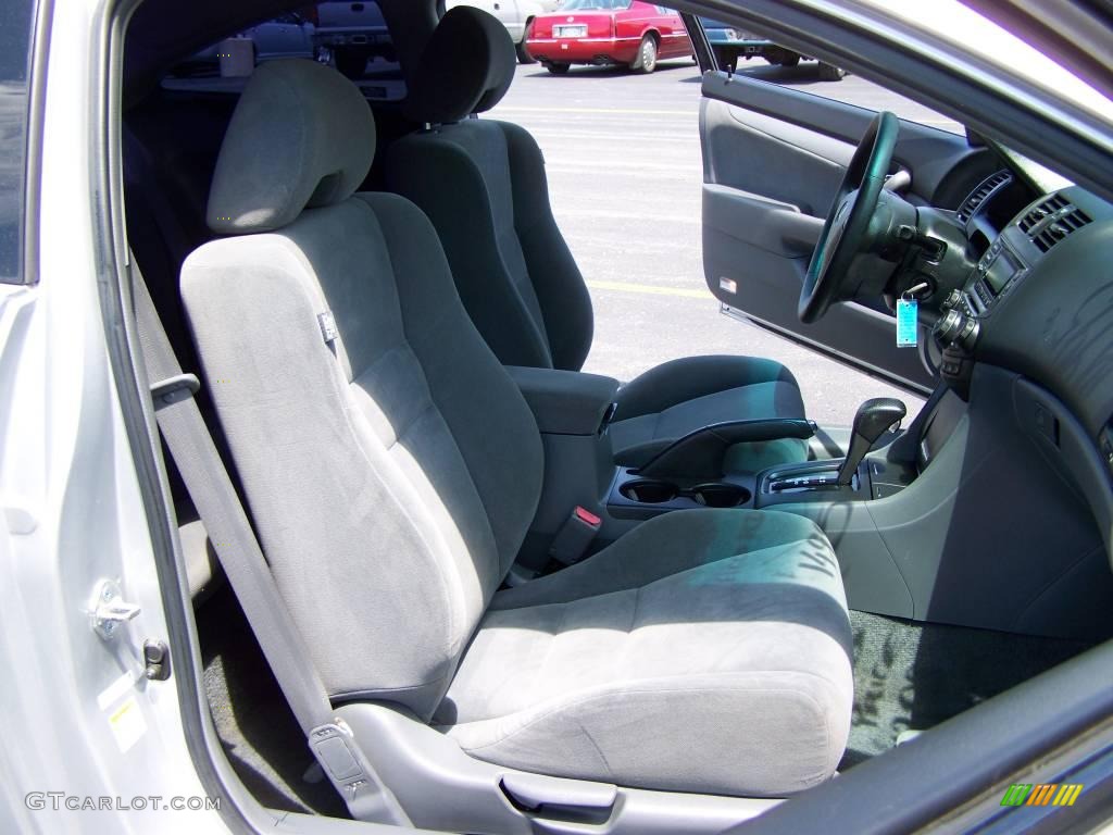 2006 Accord LX Coupe - Alabaster Silver Metallic / Gray photo #10