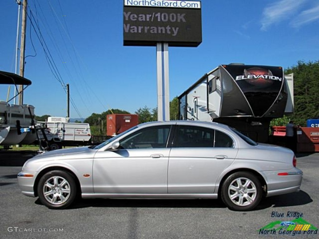 2004 S-Type 3.0 - Platinum Metallic / Ivory photo #2