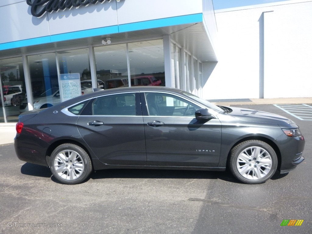 2018 Impala LS - Nightfall Gray Metallic / Jet Black/Dark Titanium photo #3