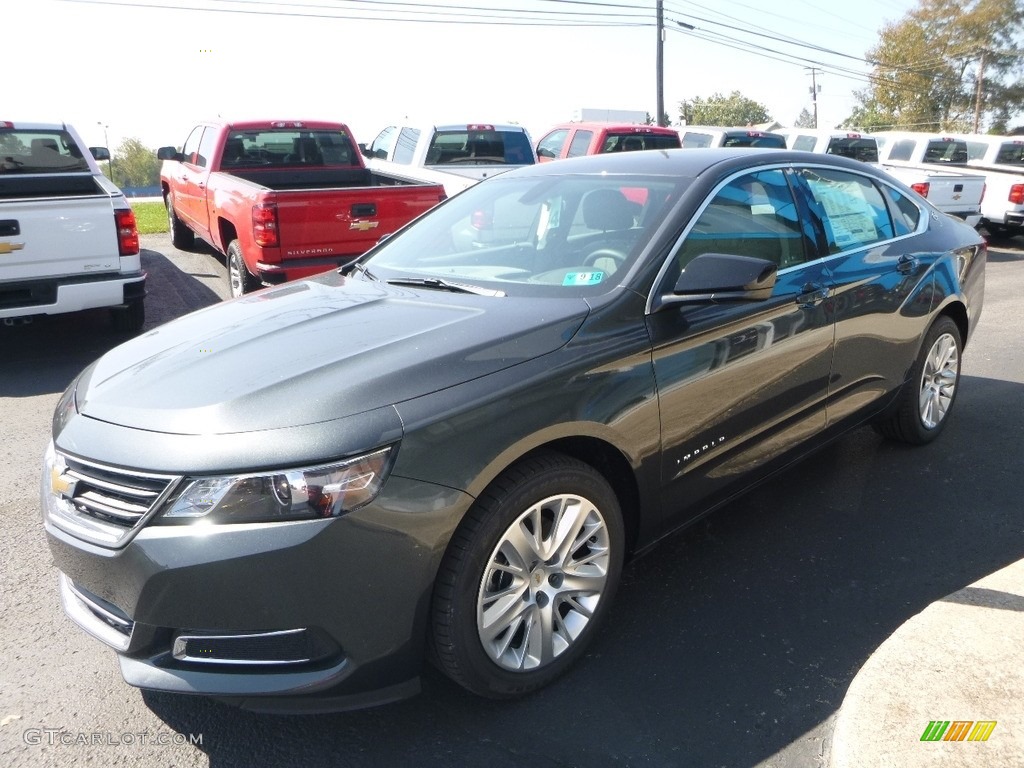 2018 Impala LS - Nightfall Gray Metallic / Jet Black/Dark Titanium photo #7