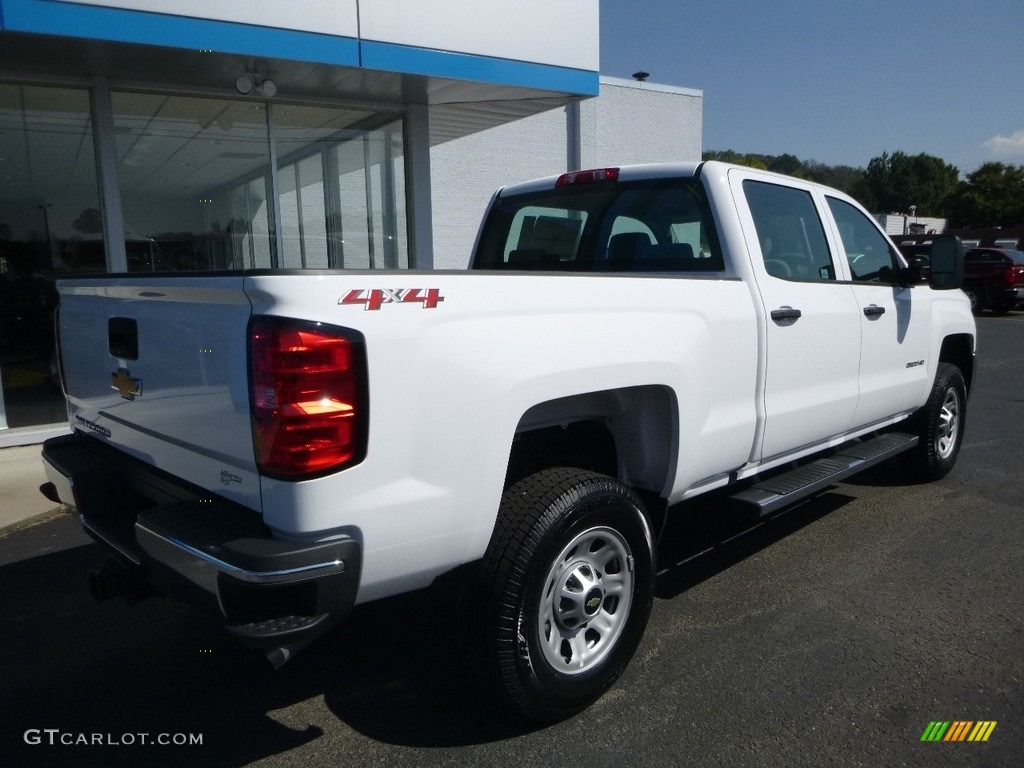 2018 Silverado 2500HD Work Truck Crew Cab 4x4 - Summit White / Jet Black photo #3