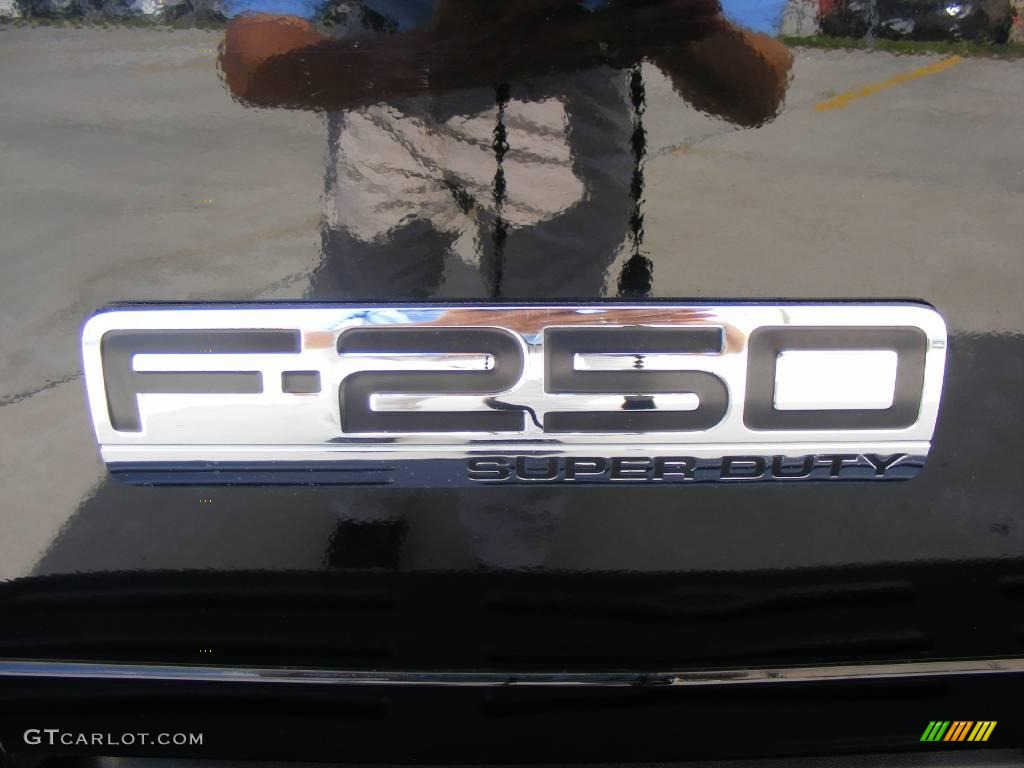 2007 F250 Super Duty Lariat Crew Cab 4x4 - Black / Medium Flint photo #19