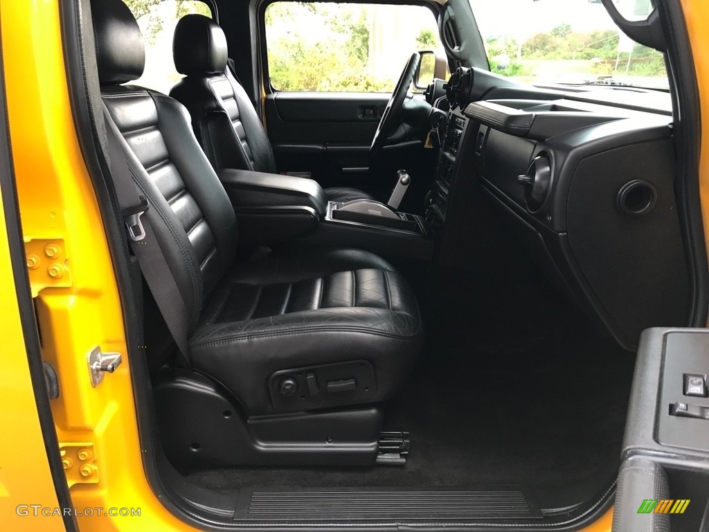 2005 H2 SUV - Yellow / Ebony Black photo #13