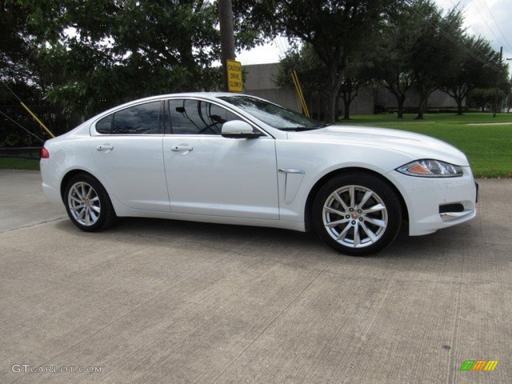 Polaris White Jaguar XF