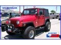 1998 Flame Red Jeep Wrangler Sport 4x4  photo #1