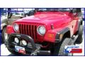 1998 Flame Red Jeep Wrangler Sport 4x4  photo #3