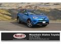 2018 Electric Storm Blue Toyota RAV4 XLE AWD  photo #1