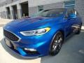 Lightning Blue 2017 Ford Fusion Sport AWD