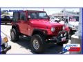 1998 Flame Red Jeep Wrangler Sport 4x4  photo #8