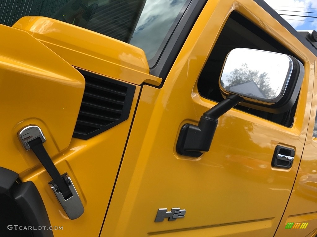 2005 H2 SUV - Yellow / Ebony Black photo #84